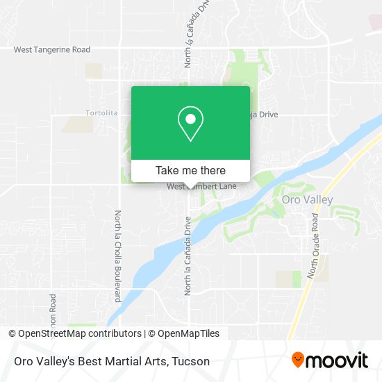Mapa de Oro Valley's Best Martial Arts
