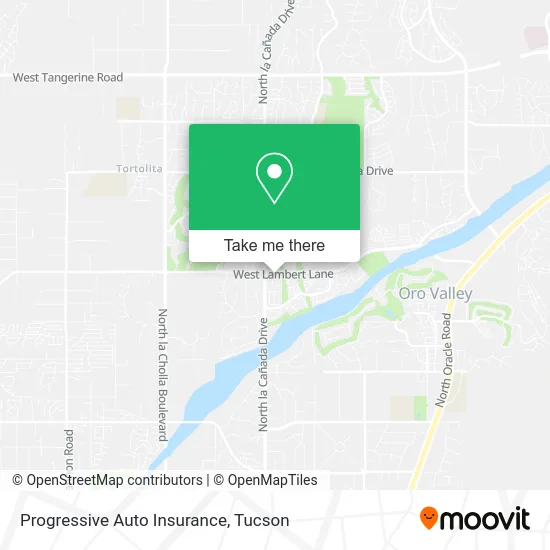 Progressive Auto Insurance map