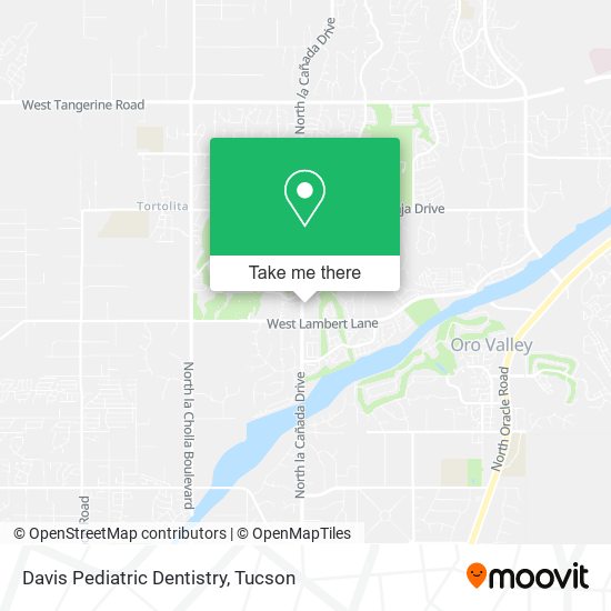 Davis Pediatric Dentistry map