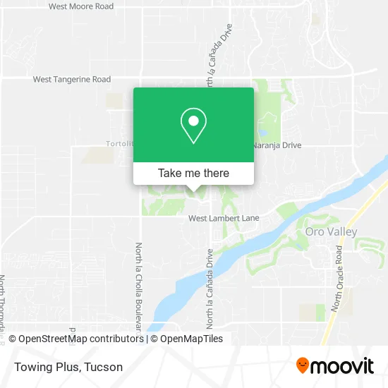 Towing Plus map