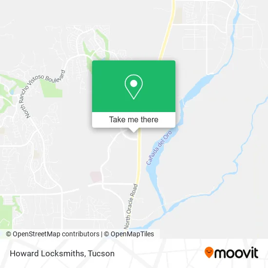 Howard Locksmiths map