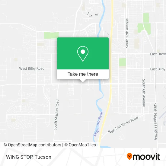 WING STOP map