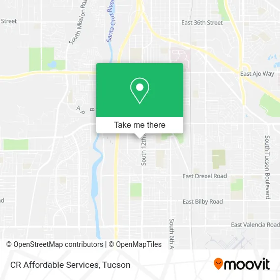 CR Affordable Services map