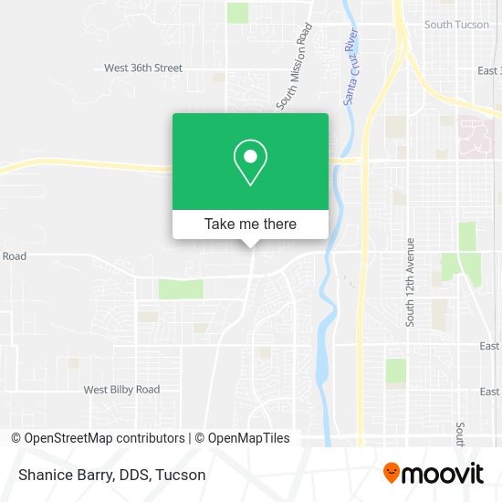 Mapa de Shanice Barry, DDS