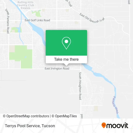 Terrys Pool Service map
