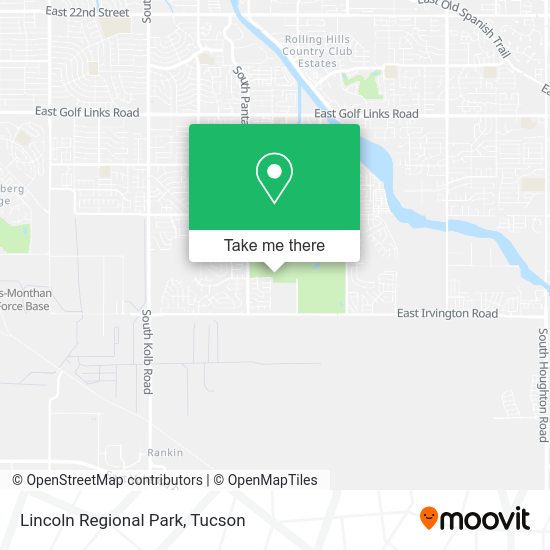 Mapa de Lincoln Regional Park