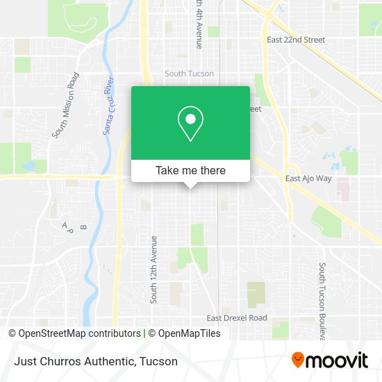 Just Churros Authentic map