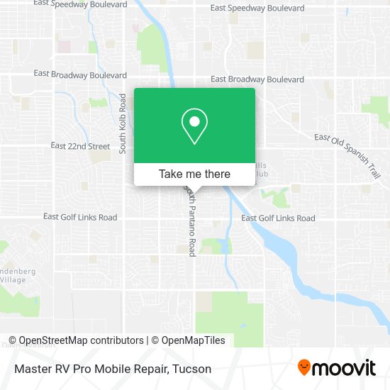 Master RV Pro Mobile Repair map