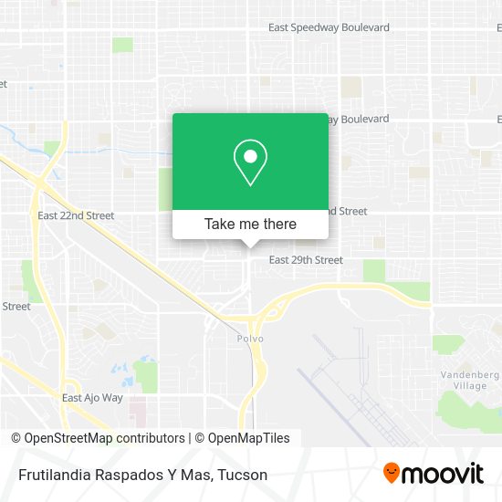 Mapa de Frutilandia Raspados Y Mas