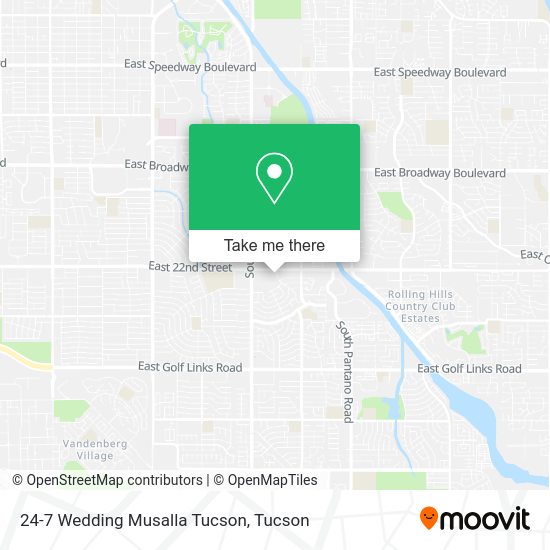 24-7 Wedding Musalla Tucson map