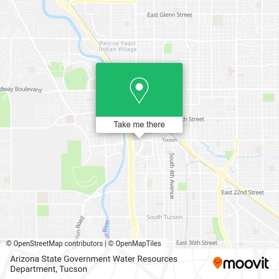 Arizona State Government Water Resources Department map