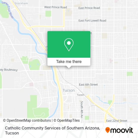 Mapa de Catholic Community Services of Southern Arizona