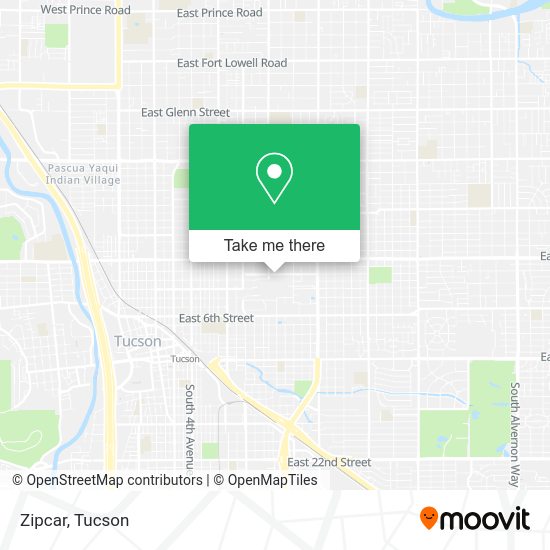 Zipcar map