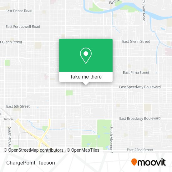 Mapa de ChargePoint