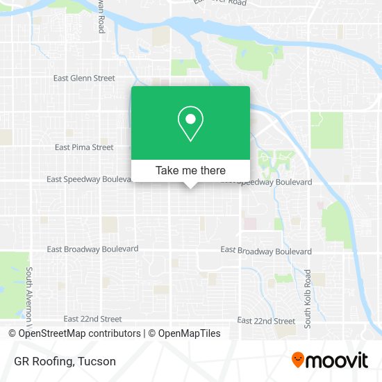 GR Roofing map