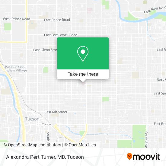 Mapa de Alexandra Pert Turner, MD