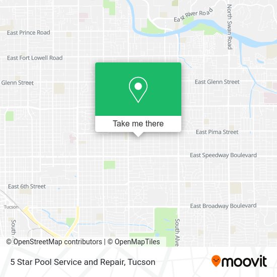 5 Star Pool Service and Repair map