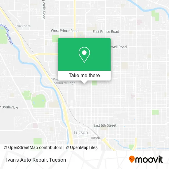 Ivan's Auto Repair map