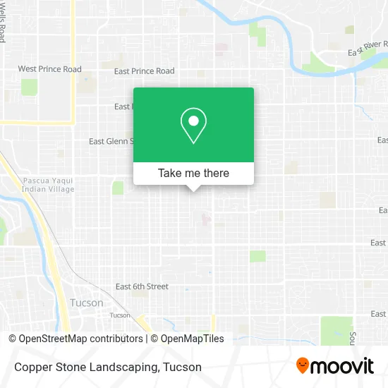 Copper Stone Landscaping map