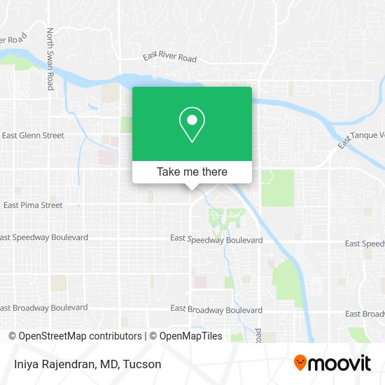 Mapa de Iniya Rajendran, MD