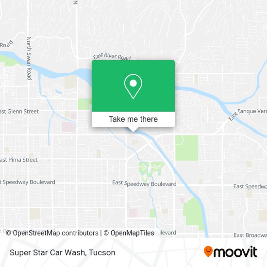 Super Star Car Wash map