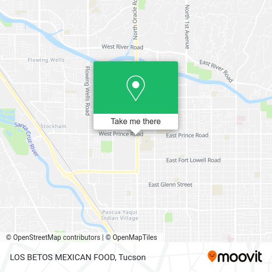 Mapa de LOS BETOS MEXICAN FOOD