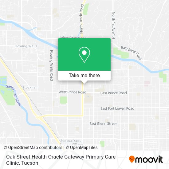 Oak Street Health Oracle Gateway Primary Care Clinic map
