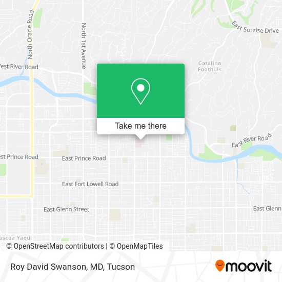 Roy David Swanson, MD map