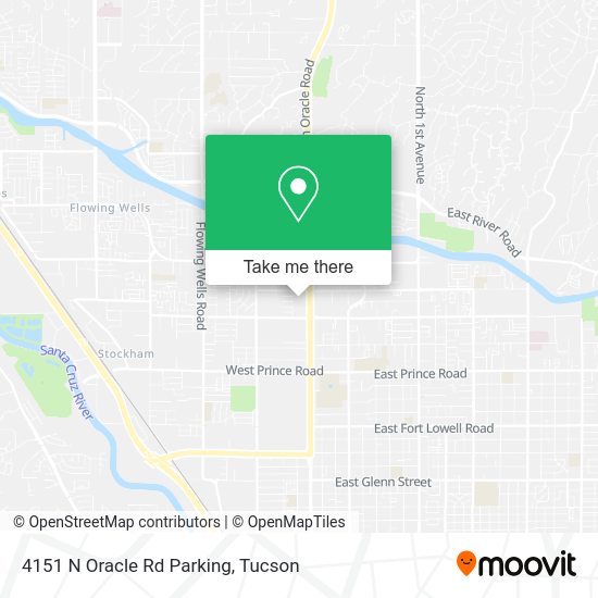 4151 N Oracle Rd Parking map