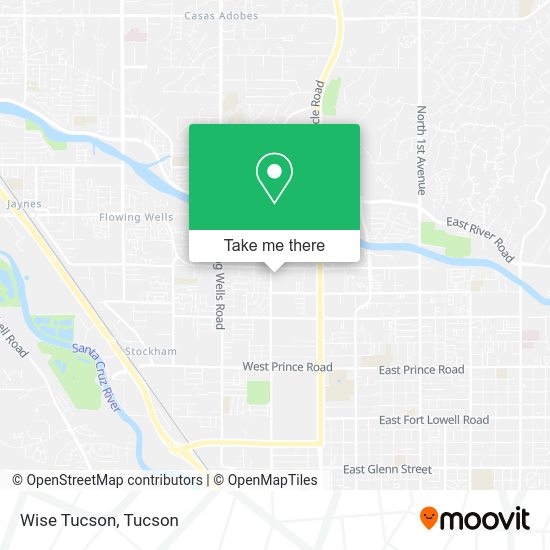 Wise Tucson map