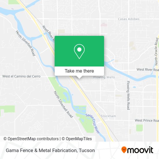 Mapa de Gama Fence & Metal Fabrication