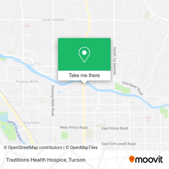 Traditions Health Hospice map