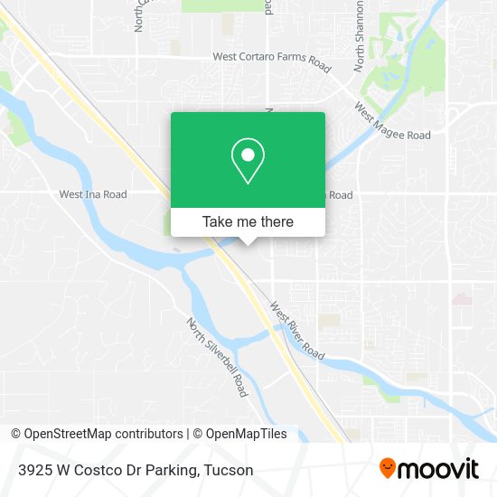 3925 W Costco Dr Parking map
