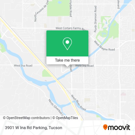 Mapa de 3901 W Ina Rd Parking