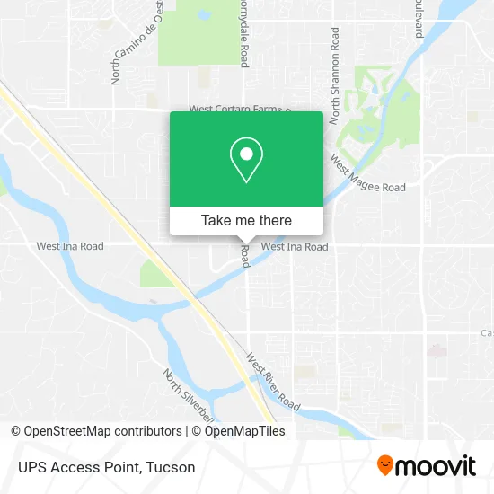 UPS Access Point map