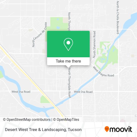 Mapa de Desert West Tree & Landscaping