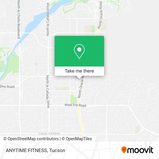 Mapa de ANYTIME FITNESS