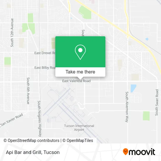 Api Bar and Grill map