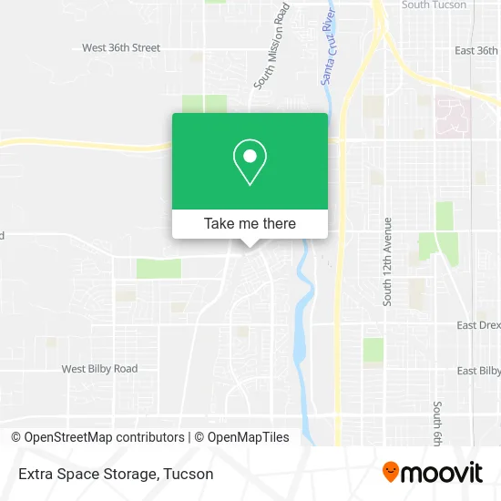 Extra Space Storage map