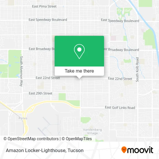 Amazon Locker-Lighthouse map