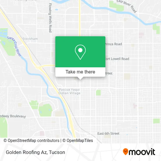 Golden Roofing Az map
