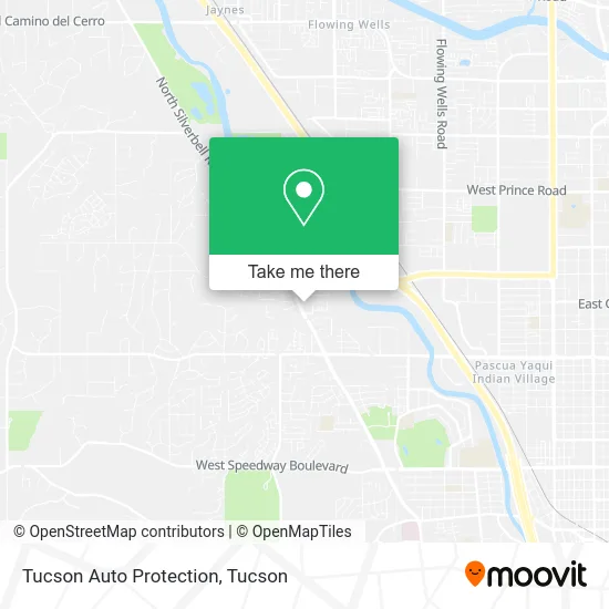 Tucson Auto Protection map