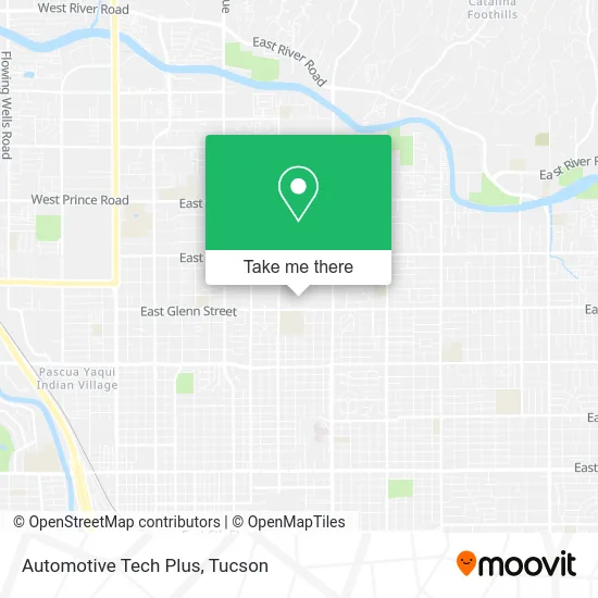 Automotive Tech Plus map