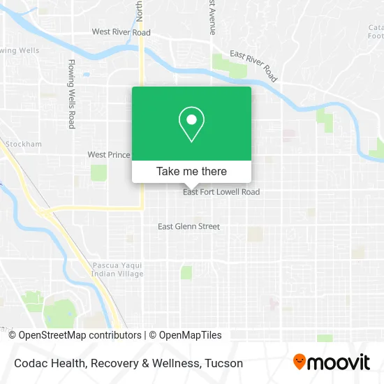 Codac Health, Recovery & Wellness map