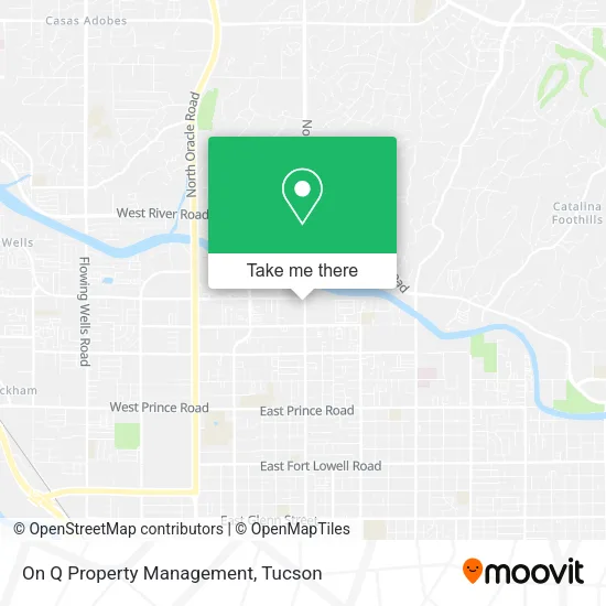 On Q Property Management map