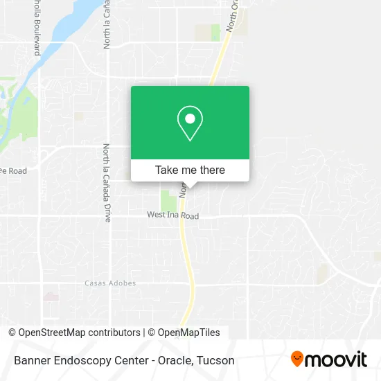 Banner Endoscopy Center - Oracle map