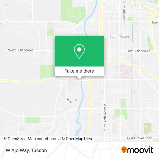 W Ajo Way map