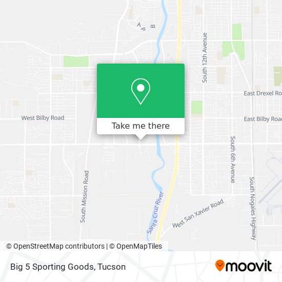 Big 5 Sporting Goods map