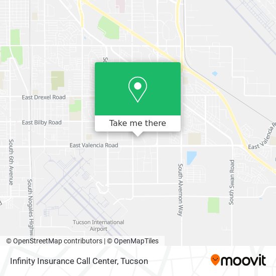 Mapa de Infinity Insurance Call Center