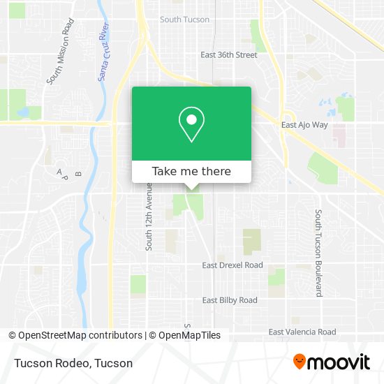 Mapa de Tucson Rodeo